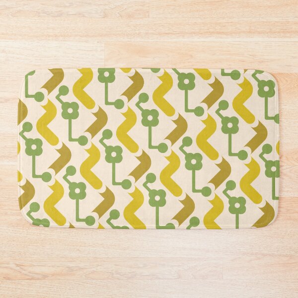 Item preview, Pipes & Circuits Geometric Pattern – Green & Yellow designed and sold by RoguePatterns.