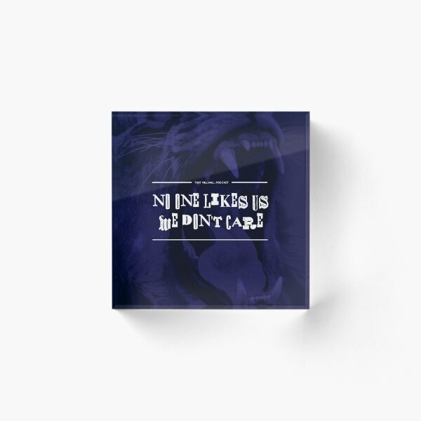 No One Likes Us We Don't Care - That Millwall Podcast Acrylic Block