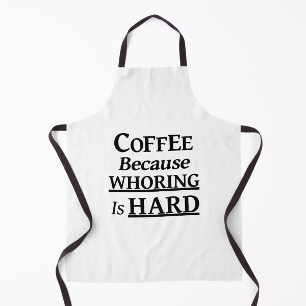 Item preview, Coffee Because Whoring is Hard (Black) designed and sold by devilmaycorp.