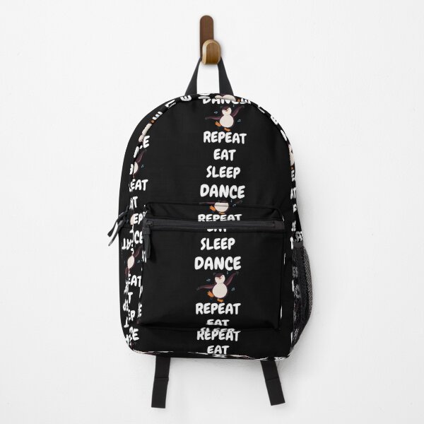 Item preview, Eat Sleep Dance Repeat Penguin In Black designed and sold by LuckyKermit.