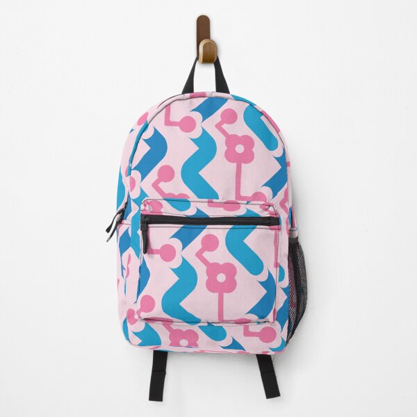 Item preview, Pipes & Circuits Geometric Pattern – Pink & Blue designed and sold by RoguePatterns.