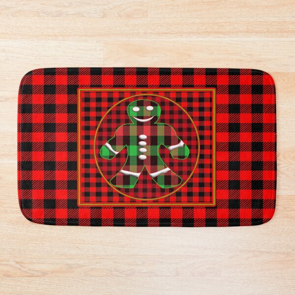 Item preview,   CHECKERED PLAID LINE PATTERN WITH A GINGERMAN designed and sold by Ralek.