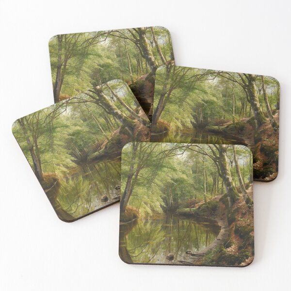 Item preview, A Brook Flowing Through a Spring Wood - Peder Monsted - 1918 designed and sold by CJET.