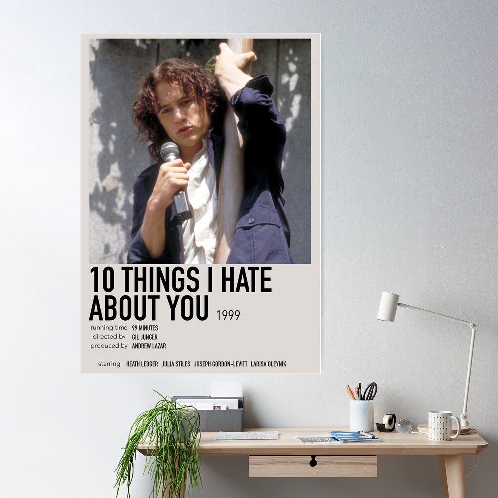 10 Things I Hate About You Minimalist Poster