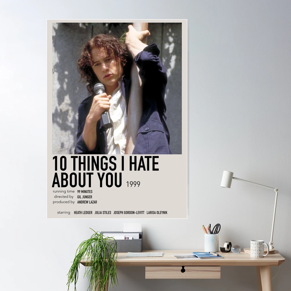 10 things i hate about you poster Poster for Sale by sranje