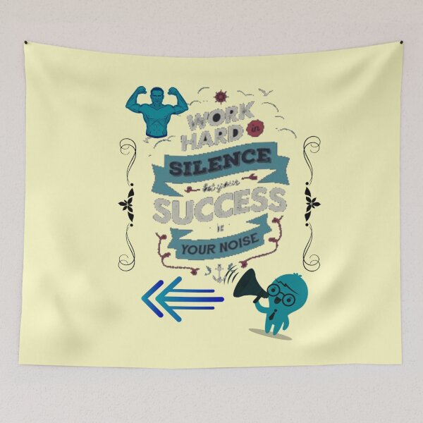 Item preview, Work hard in silence, let your success be your noise designed and sold by Rritu.