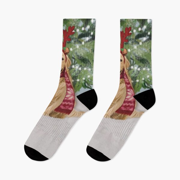 Item preview, Golden Retriever Christmas designed and sold by ohclementine.