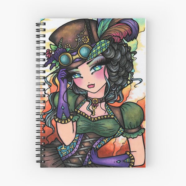 Item preview, Steampunk Vintage Fashion Darling Whimsical Fantasy Art designed and sold by hannahlynnart.
