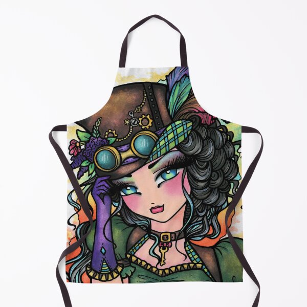 Item preview, Steampunk Vintage Fashion Darling Whimsical Fantasy Art designed and sold by hannahlynnart.