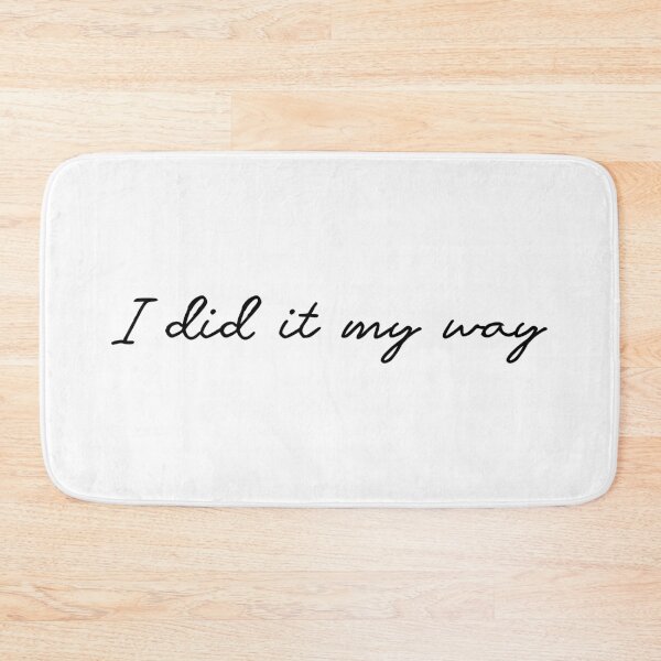 Item preview, My way (black) designed and sold by didijuca.