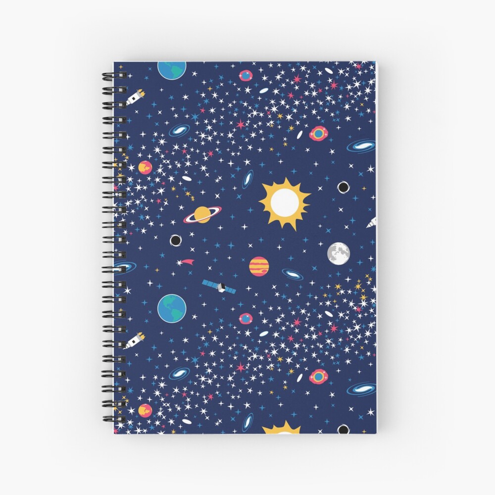 Milky Way Spiral Notebook