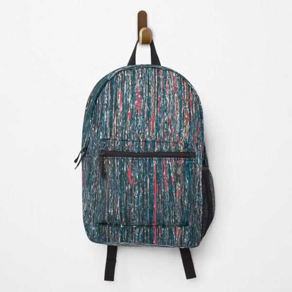 blue and green glitter pattern Backpack