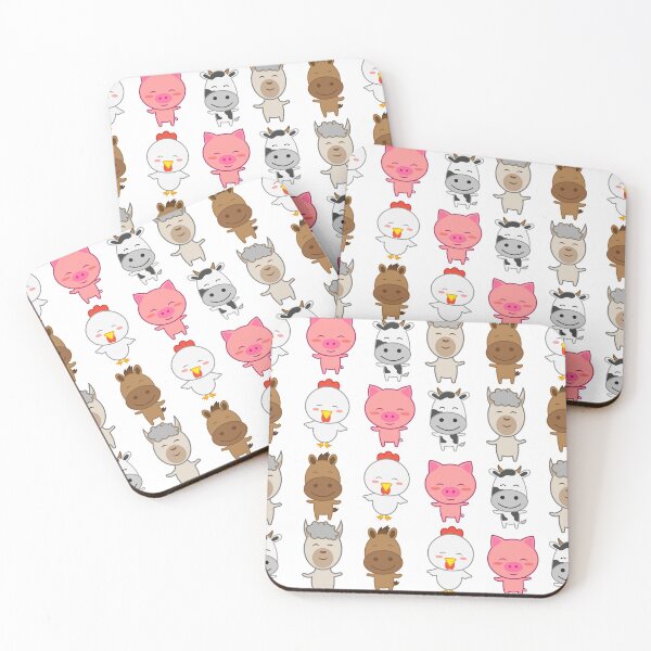 Item preview, Farm Animal Pattern Chicken Pig Horse Cow Goat Pattern Gear designed and sold by DynamicDesign.