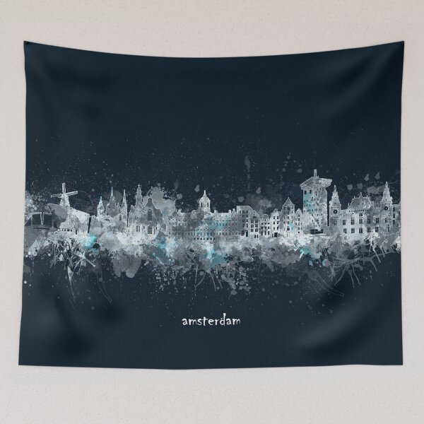 Item preview, amsterdam skyline designed and sold by BekimART2.