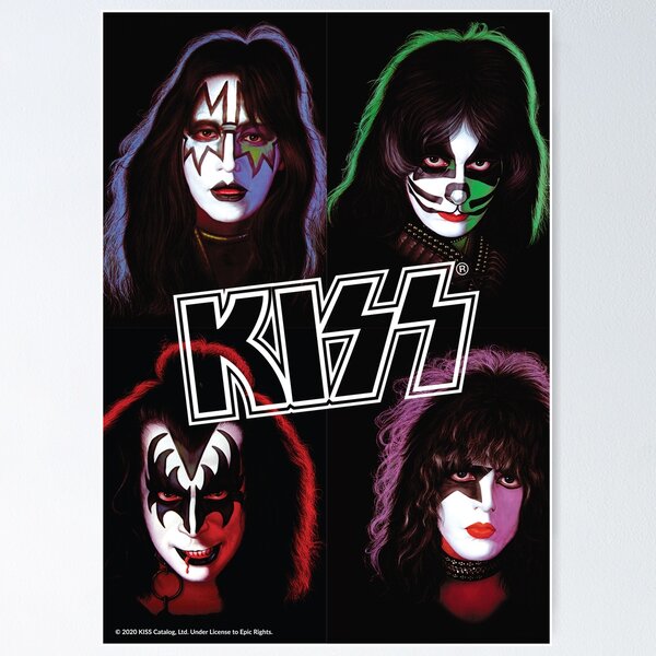 Item preview, KISS - KISS BAND - POSTER - KISS - GROUP - MINIMALIST  designed and sold by Tropical Blood.