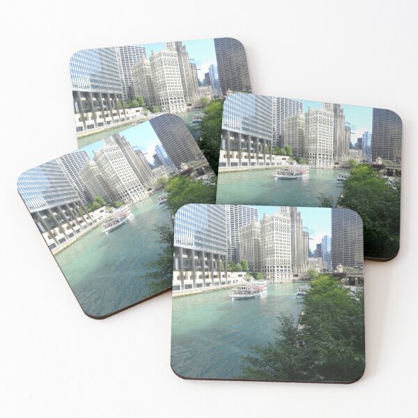 Item preview, Chicago River designed and sold by artstaceymakes.