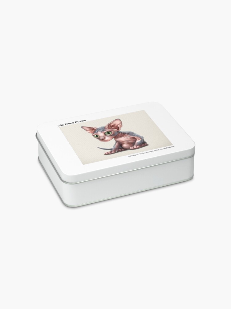 Alternate view of Cat-a-clysm: Sphynx kitten - Classic Jigsaw Puzzle