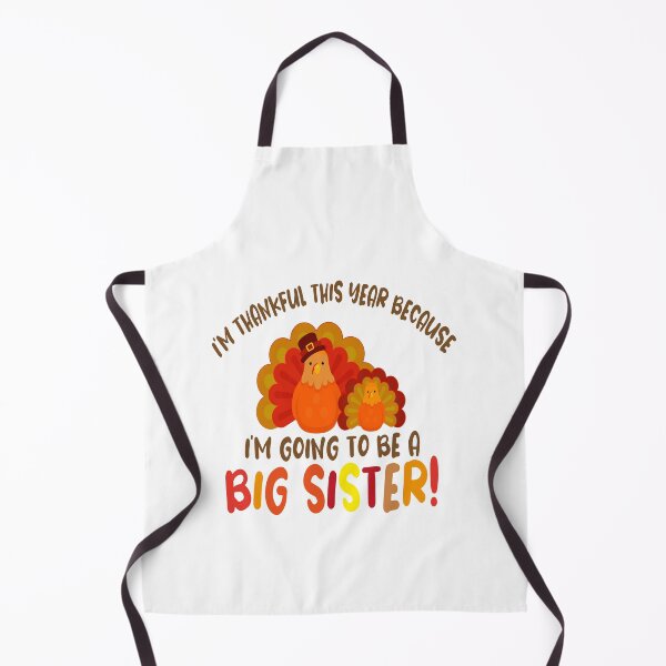 Item preview, Thanksgiving big sister shirts | thankful turkey big sister to be | thankful this year big sister | pregnancy announcement designed and sold by bigfamilytee.