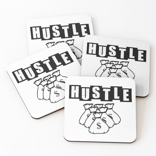 Item preview, Hustle Money Bags - White designed and sold by BusyMonkeys.