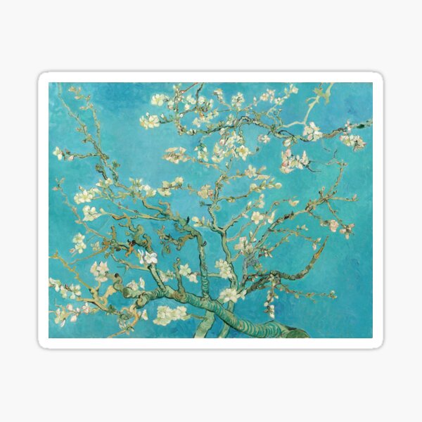 Almond Blossoms by Vincent Van Gogh Sticker