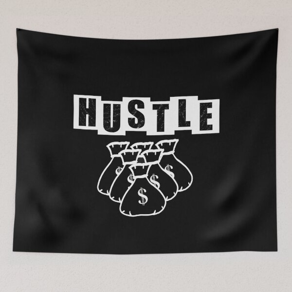 Item preview, Hustle Money Bags - Black designed and sold by BusyMonkeys.