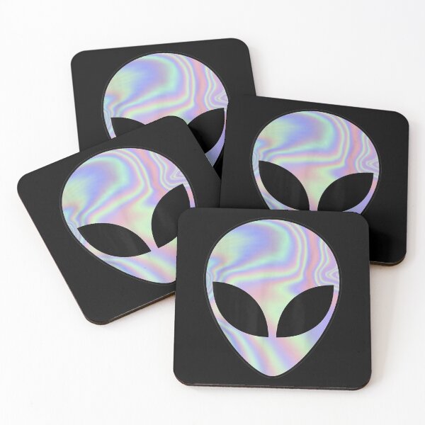 Item preview, Alien Head Colorful Alien Rave designed and sold by Qudkin.