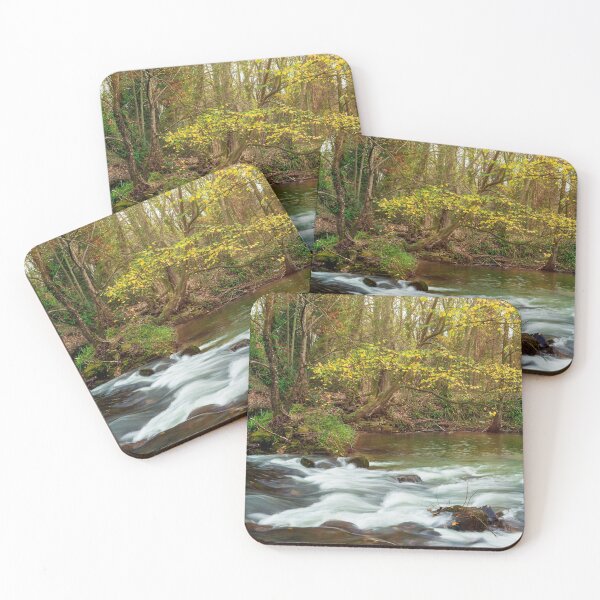 Item preview, Water cascading over rocks on the Mells river, Frome, Uk designed and sold by Victoria Ashman.