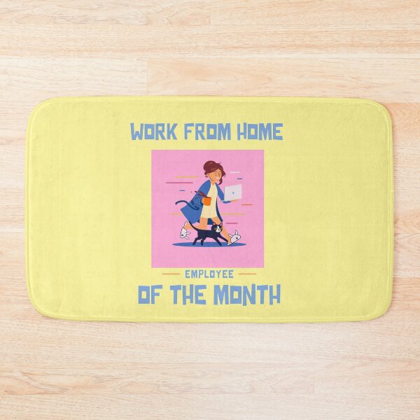Item preview, Work From Home Employee Of The Month designed and sold by MariusMunteanu.