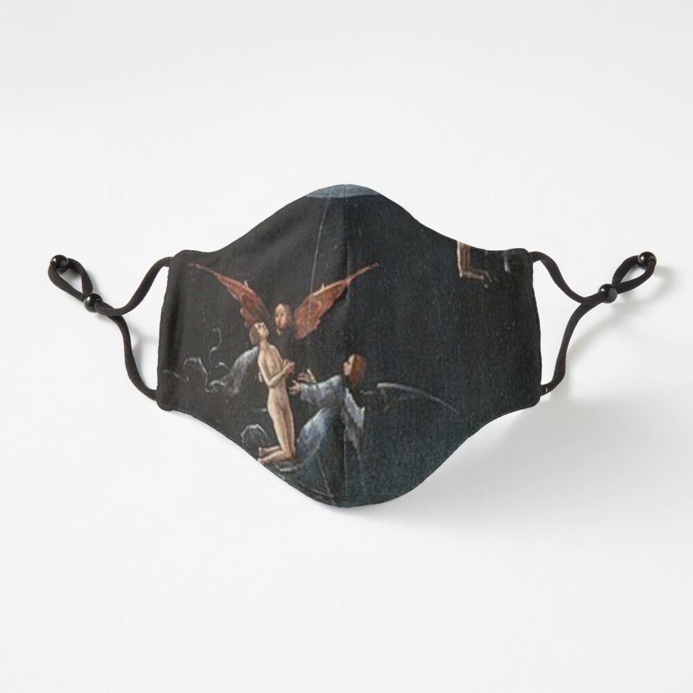 Hieronymus Bosch, fitted_mask_flatlay_fitted_regular,square