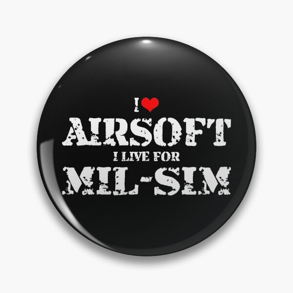 Item preview, I love Airsoft, I live for Mil-Sim! designed and sold by Henri Vellart.