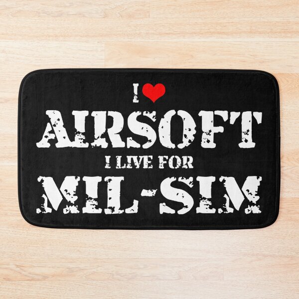 Item preview, I love Airsoft, I live for Mil-Sim! designed and sold by Henri Vellart.