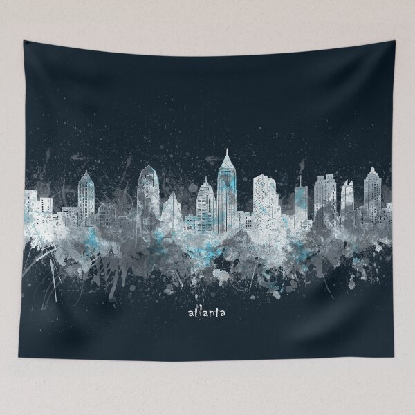 Item preview, atlanta skyline designed and sold by BekimART2.