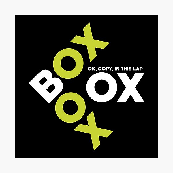 box box box f1