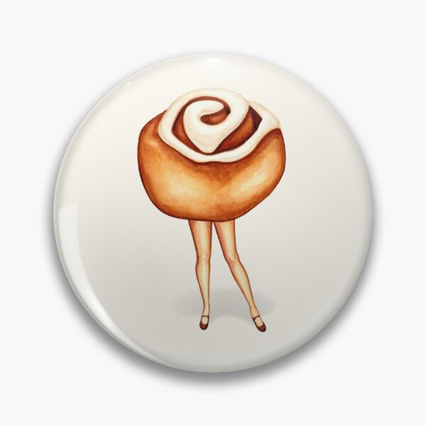 Item preview, Cinnamon Roll Pin-Up  designed and sold by Kelly  Gilleran.