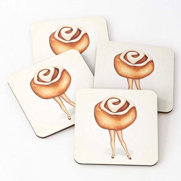 Item preview, Cinnamon Roll Pin-Up  designed and sold by Kelly  Gilleran.