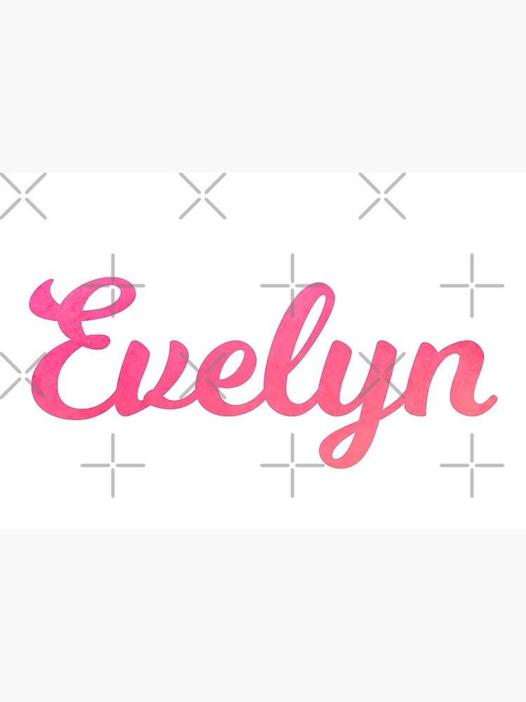 Riley girls name pink watercolor type Sticker for Sale by ComicKitsch