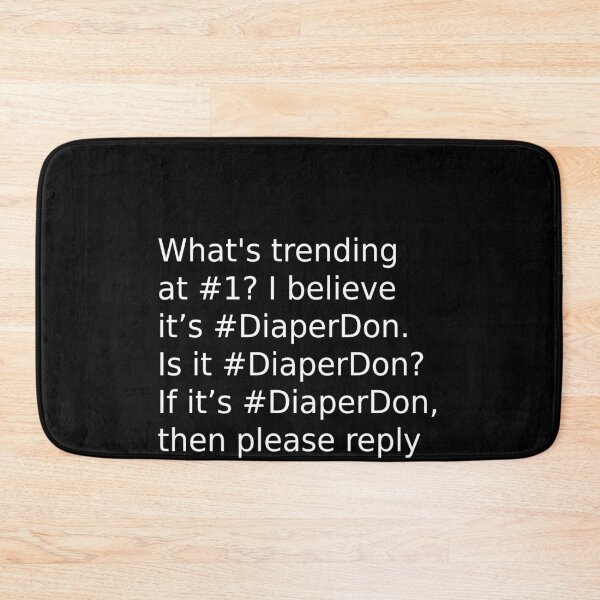 Item preview, Diaper Don Funny Illustration designed and sold by fantasticpud.