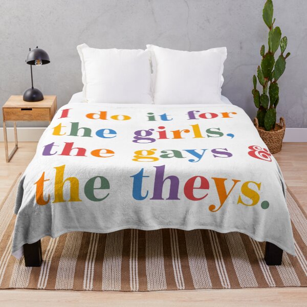 Item preview, Do it for the girls, gays and theys in rainbow colors designed and sold by neopop.