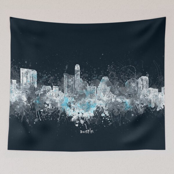 Item preview, austin skyline  designed and sold by BekimART2.