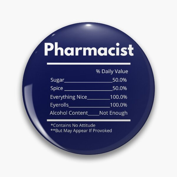 Item preview, pharmacist ingredients designed and sold by Hey-Nice-Shirt.