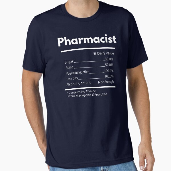 Item preview, pharmacist ingredients designed and sold by Hey-Nice-Shirt.