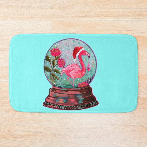 Item preview, Flamingo Snowglobe designed and sold by Peggy Davis.