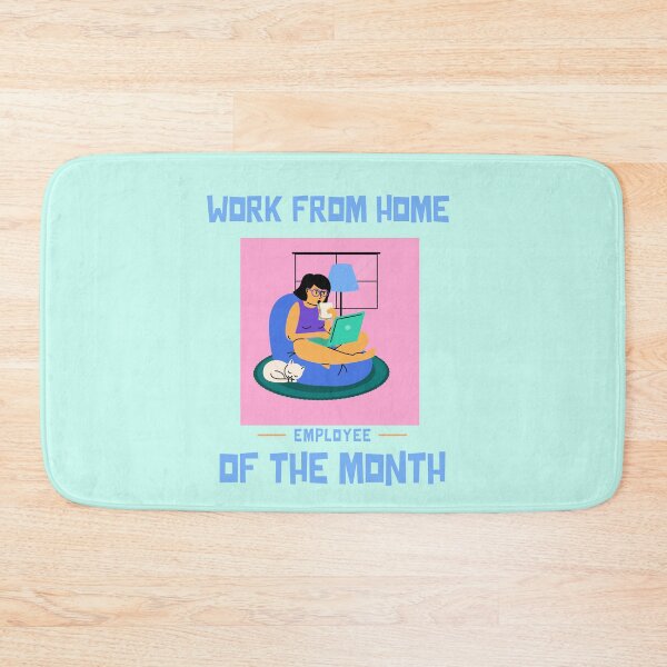 Item preview, Work From Home Employee Of The Month designed and sold by MariusMunteanu.