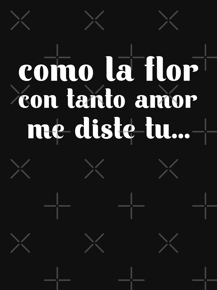 Selena Como La Flor White Heart Song Lyric Print - Song Lyric Designs