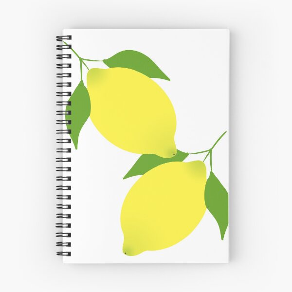 Item preview, Two Lemons citrus fruit print designed and sold by Cute Designs Shop.