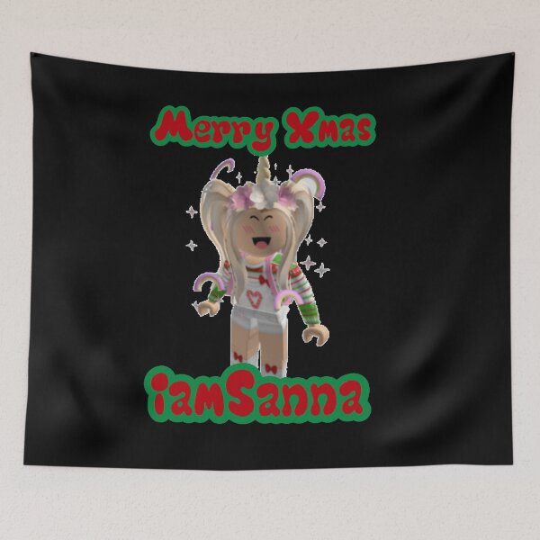 Item preview, iamSanna Loves Unicorns Merry Xmas BLACK designed and sold by Totkisha1.