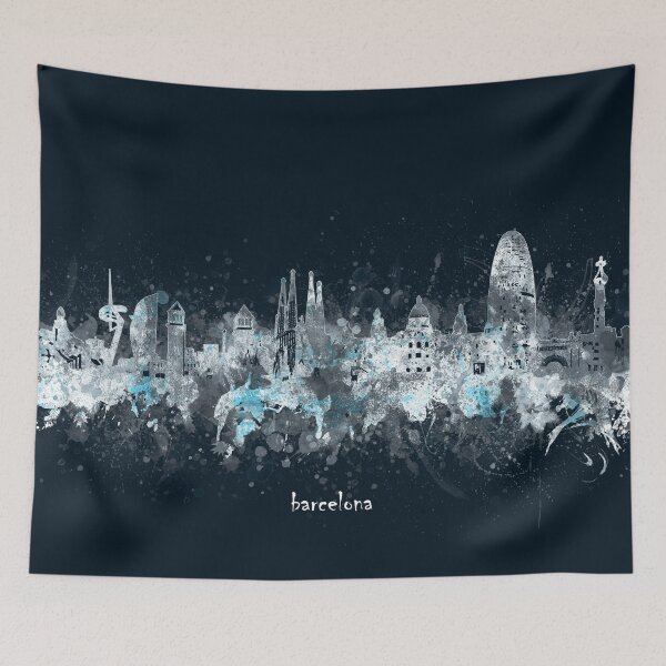 Item preview, barcelona skyline designed and sold by BekimART2.
