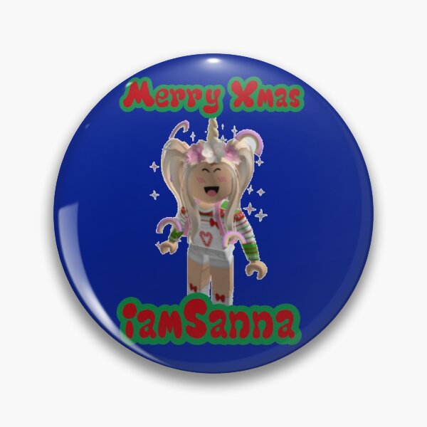 Item preview, iamSanna Loves Unicorns Merry Xmas BLUE designed and sold by Totkisha1.