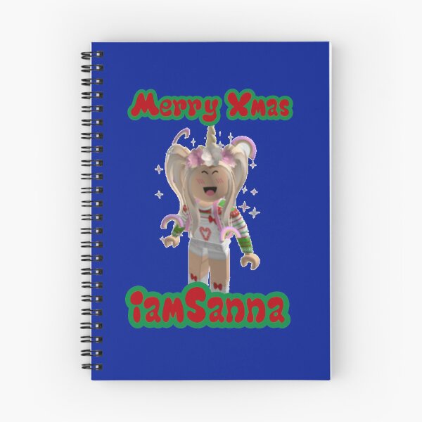 Item preview, iamSanna Loves Unicorns Merry Xmas BLUE designed and sold by Totkisha1.