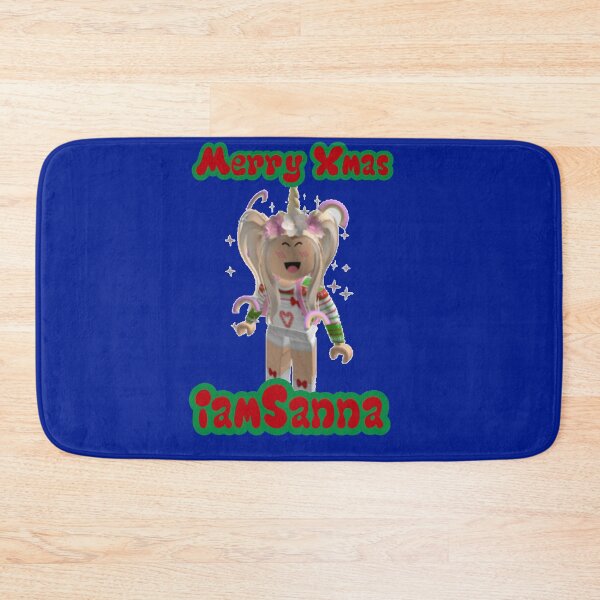 Item preview, iamSanna Loves Unicorns Merry Xmas BLUE designed and sold by Totkisha1.